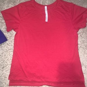 Lulu Lemon Short Sleeve Shirt Size 6